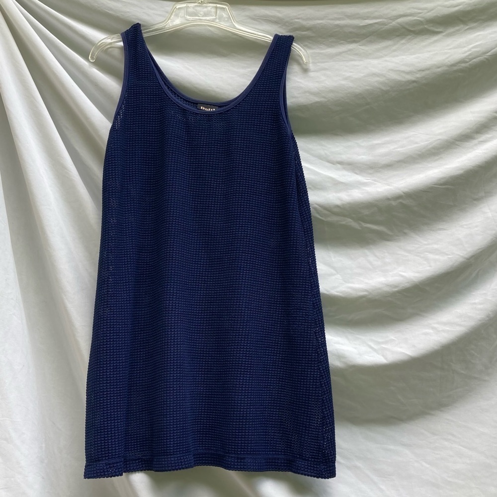 Dotti blue sheer bathing suit cover up, size small